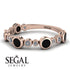 Bezel Black Diamond Eternity Band - Valeria No. 8 image 3