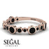 Bezel Black Diamond Eternity Band - Valeria No. 38 image 3