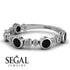 Bezel Black Diamond Eternity Band - Valeria No. 9 image 3