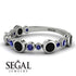 Bezel Black Diamond Eternity Band - Valeria No. 69 image 3