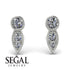 Bezel Diamond Earrings In Pear Shaped - Aniya No. 3 image 9