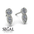 Bezel Diamond Earrings In Pear Shaped - Aniya No. 3 image 2