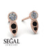 Bezel Diamond Earrings In Pear Shaped - Aniya No. 32 image 2