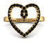 Big Heart Black Diamond Ring - Ada No. 7 image 1