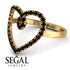 Big Heart Black Diamond Ring - Ada No. 7 image 3