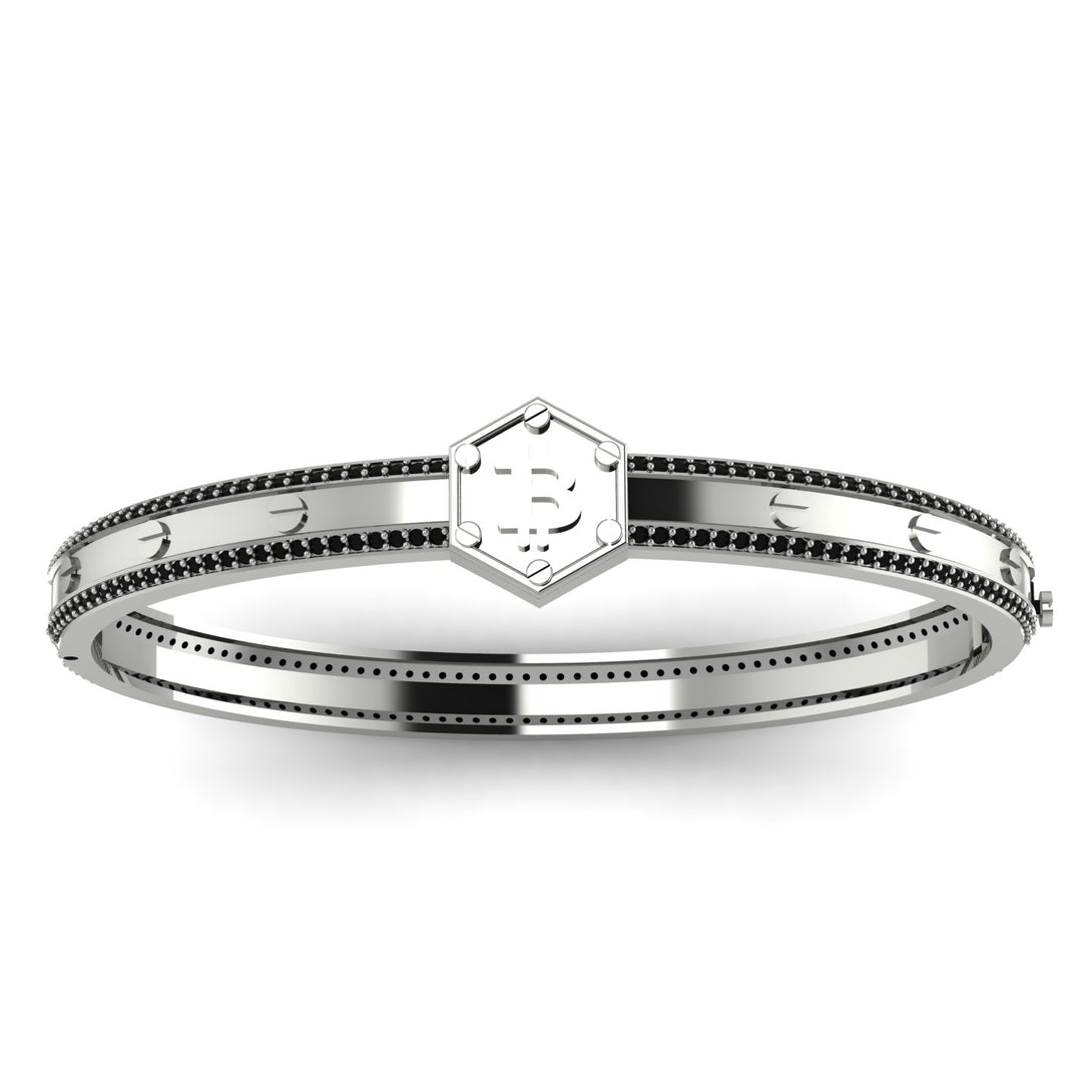Bitcoin Black Diamond Bracelet - Wesley No. 27