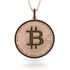 Bitcoin Black Diamond Round Pendant - Easton No. 20 image 1
