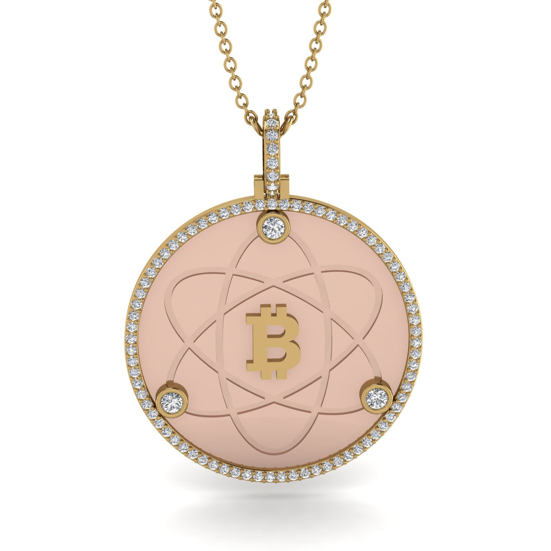 Bitcoin Diamond Atom Necklace - Kingston No. 4