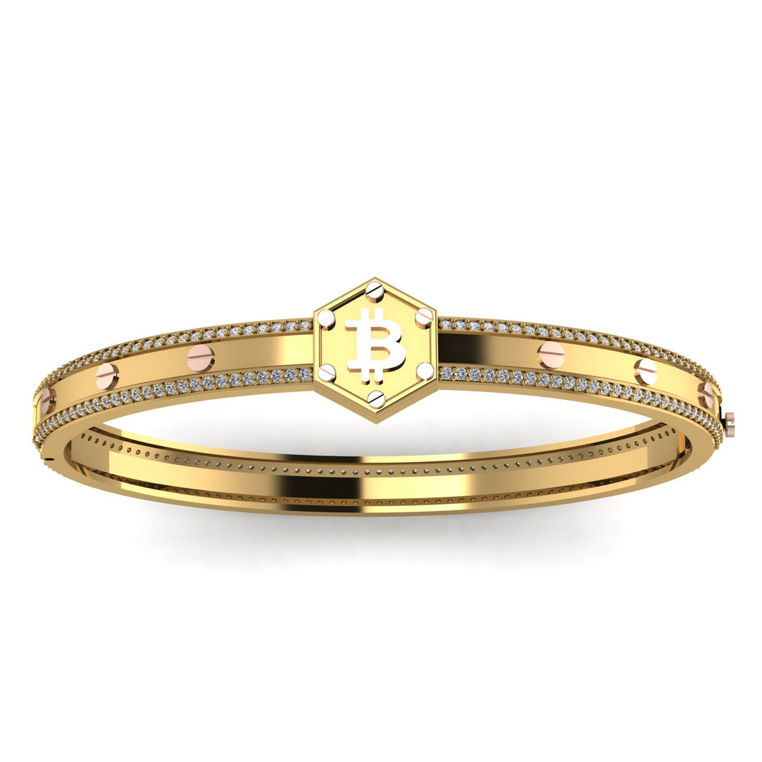 Bitcoin Diamond Bracelet - Wesley No. 4