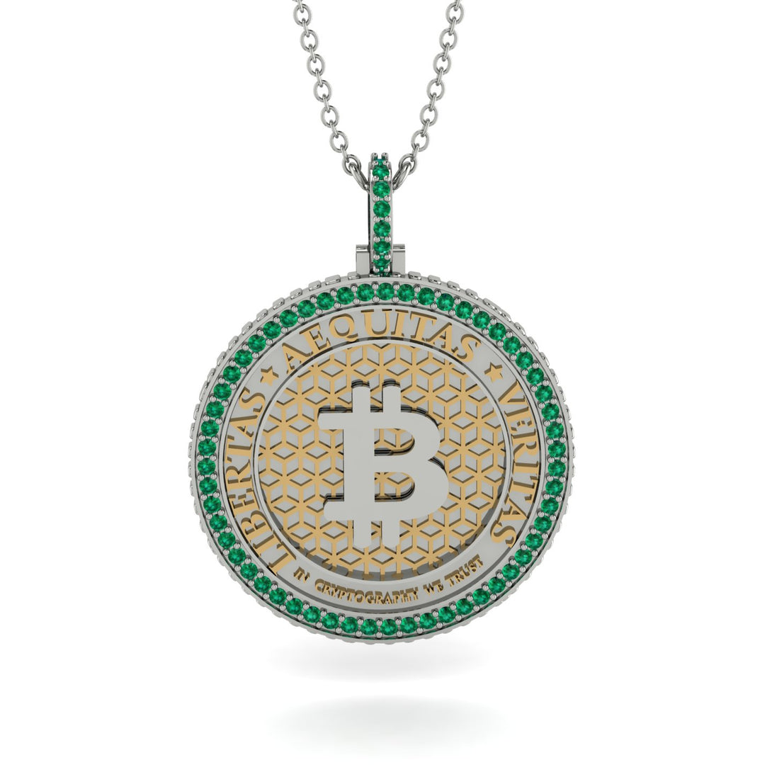 Bitcoin Emerald Necklace - Cooper No. 12