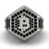 Bitcoin Black Diamond Signet Ring - Axel No. 27 image 2
