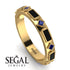 Black Diamond Baguette & Princess Eternity Band - Andrea No. 43 image 2