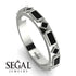 Black Diamond Baguette & Princess Eternity Band - Andrea No. 39 image 2