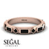 Black Diamond Baguette & Princess Eternity Band - Andrea No. 38 image 10