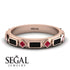 Black Diamond Baguette & Princess Eternity Band - Andrea No. 41 image 10