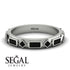 Black Diamond Baguette & Princess Eternity Band - Andrea No. 39 image 10