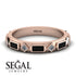 Black Diamond Baguette & Princess Eternity Band - Andrea No. 32 image 10