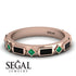 Black Diamond Baguette & Princess Eternity Band - Andrea No. 35 image 3