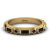Black Diamond Baguette & Princess Eternity Band - Andrea No. 43 image 1
