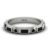 Black Diamond Baguette & Princess Eternity Band - Andrea No. 39 image 1