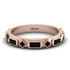 Black Diamond Baguette & Princess Eternity Band - Andrea No. 38 image 1