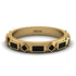 Black Diamond Baguette & Princess Eternity Band - Andrea No. 37 image 1