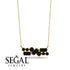 Black Diamond Baguette Necklace Mix - Kinley No. 37 image 8