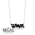 Black Diamond Baguette Necklace Mix - Kinley No. 39 image 8