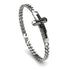 Black Diamond Cross Men Chain Bracelet - Nicholas No. 9 image 2