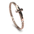 Black Diamond Cross Men Chain Bracelet - Nicholas No. 8 image 2