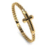 Black Diamond Cross Men Chain Bracelet - Nicholas No. 7 image 4