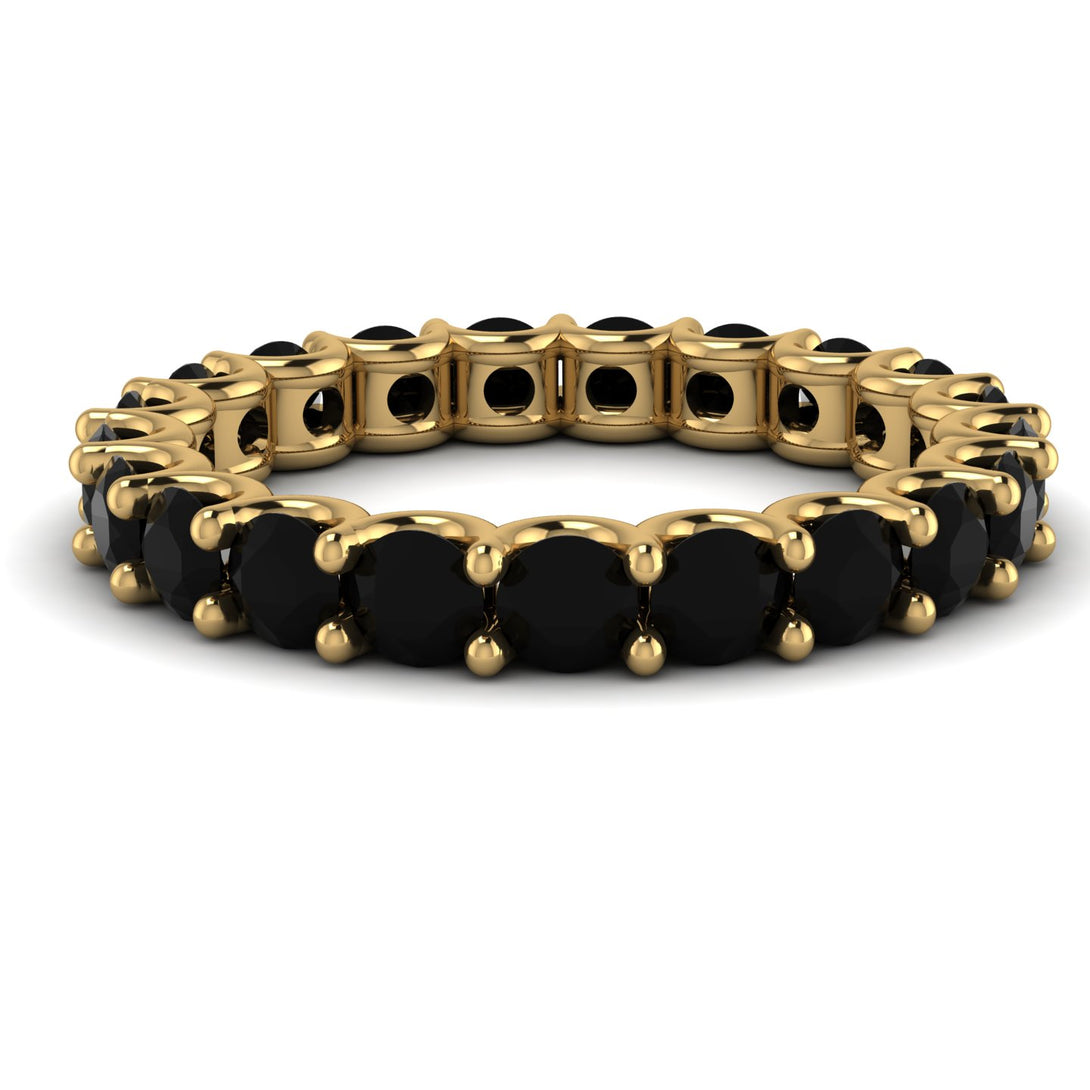 Black Diamond Eternity Ring - Jayla No. 7
