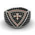 Black Diamond Men Signet Ring - Roger No. 24 image 2