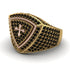 Black Diamond Men Signet Ring - Roger No. 22 image 3