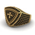 Black Diamond Men Signet Ring - Roger No. 19 image 3