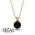 Black Diamond Necklace With Hidden Halo - Adaline No. 67 image 9