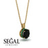 Black Diamond Necklace With Hidden Halo - Adaline No. 22 image 2