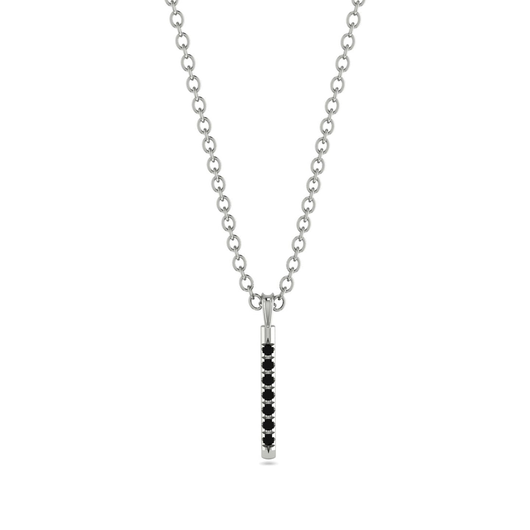 Black Diamond Stick Pendant - Kate No. 9