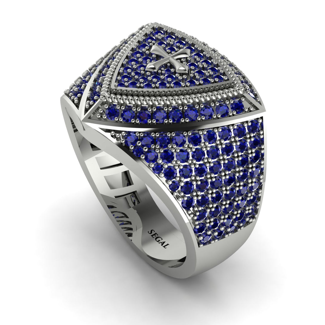 Sapphire Men Signet Ring - Roger No. 45
