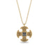 Celtic Cross Black Diamond Necklace - Thomas No. 7 image 1