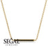 Channel Micro Pave Black Diamond Necklace - Nyla No. 7 image 4