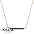 Channel Micro Pave Black Diamond Necklace - Nyla No. 8 image 4