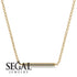 Channel Micro Pave Diamond Necklace - Nyla No. 1 image 4