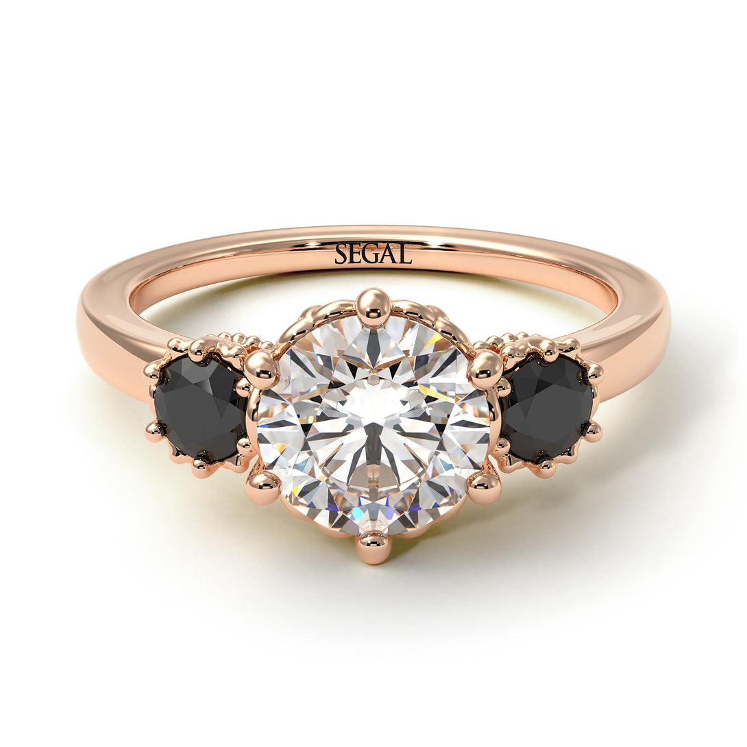 Classic 3 Stone Diamond Engagement Ring - Sofia No. 32