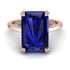 Classic Emerald Cut Sapphire Engagement Ring - Jakes No. 14 image 2