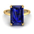 Classic Emerald Cut Sapphire Engagement Ring - Jakes No. 13 image 2