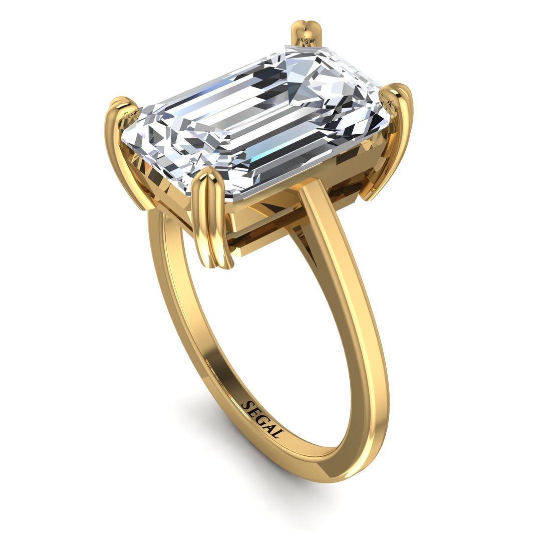 Classic Emerald Cut Diamond Engagement Ring - Jakes No. 1