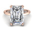 Classic Emerald Cut Diamond Engagement Ring - Jakes No. 2 image 2