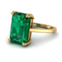 Classic Emerald Cut Emerald Engagement Ring - Jakes No. 4 image 3