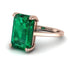 Classic Emerald Cut Emerald Engagement Ring - Jakes No. 5 image 2